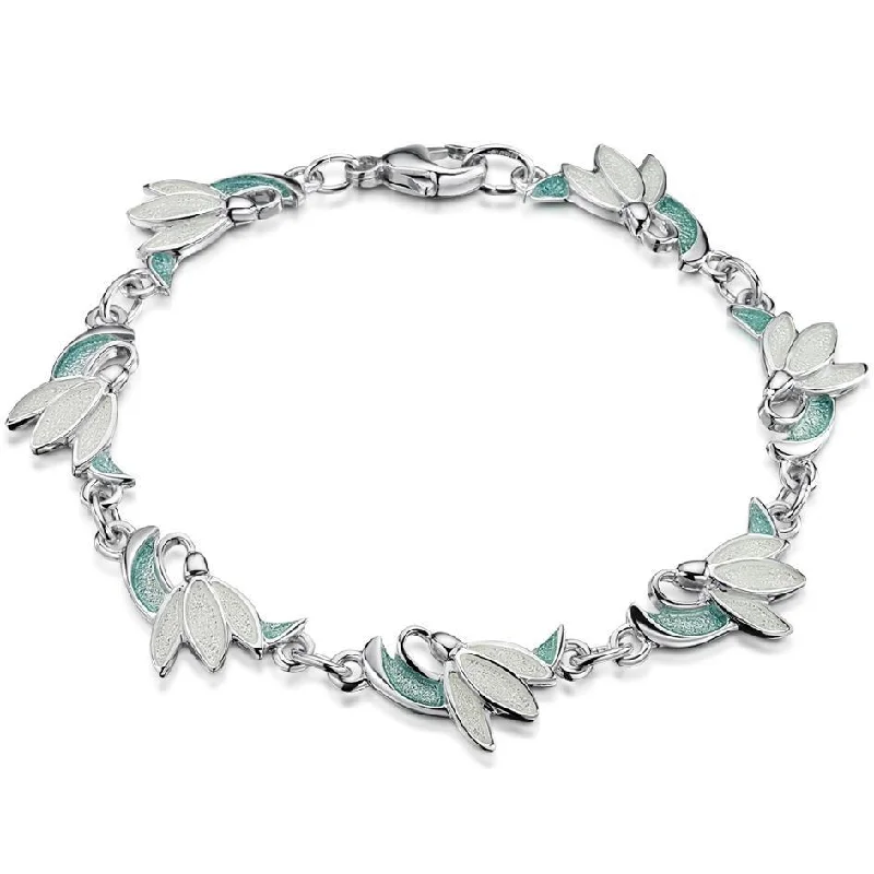 stackable bangles for women -Snowdrop Bracelet - EBL226