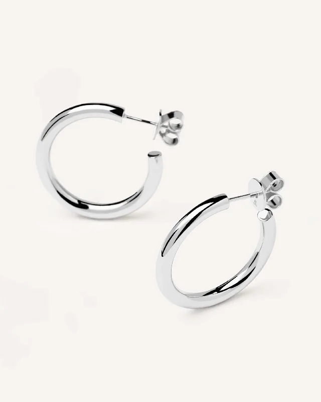 women’s ear cuff earrings -Supreme Cloud Silver Earrings