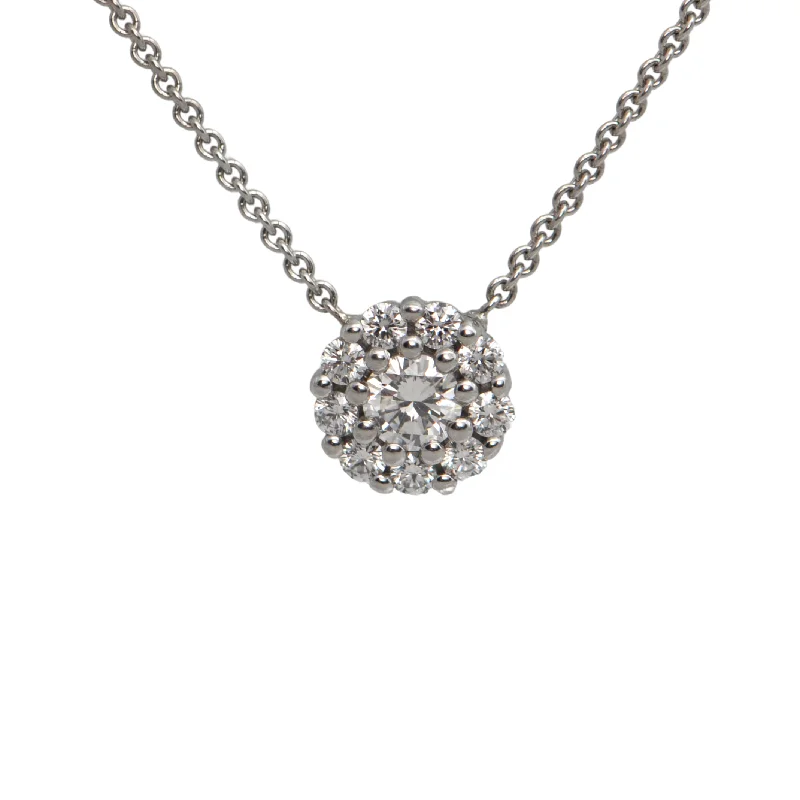 matching necklaces for women -Daisy Exclusive Diamond Cluster Necklace