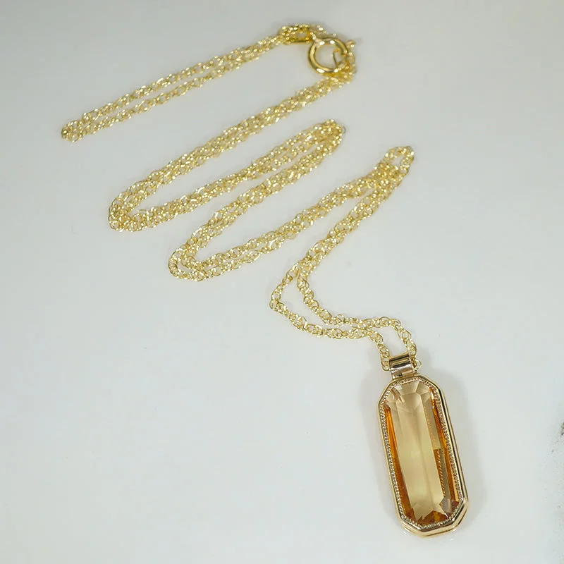 luxury pendant necklaces for women -Outstanding Imperial Topaz Necklace by 720