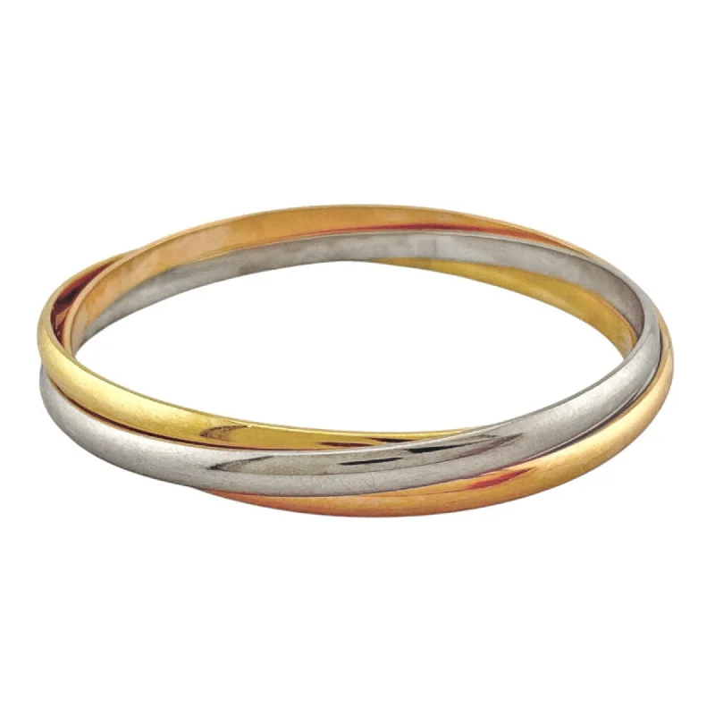 titanium rings for women -Cartier  pink   pink  (18K)   (18K) yellow  (18K) Bangle (Pre-Owned)