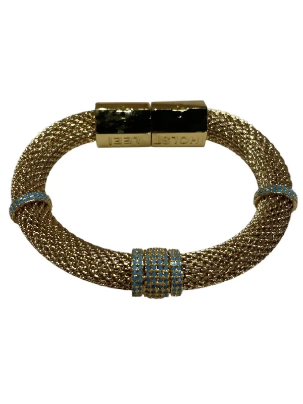 chic women’s bangles -Women's Mesh Stone Bracelet In Turquoise