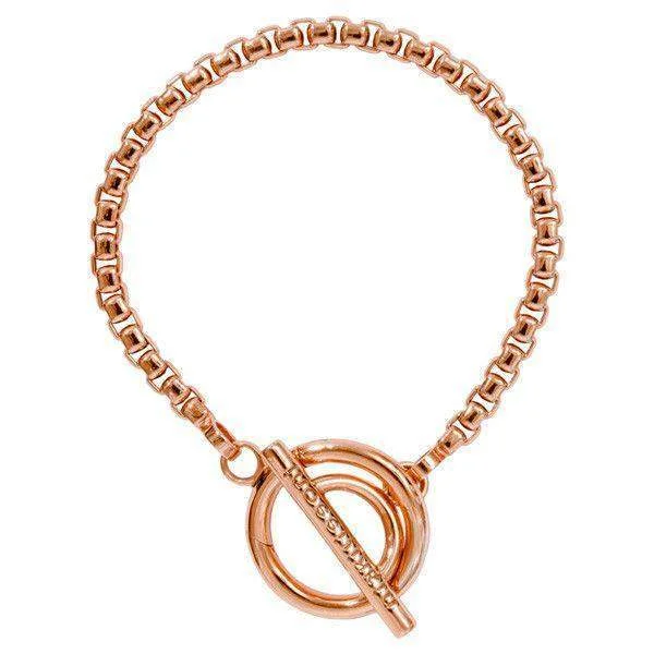 women’s cubic zirconia rings -Rose Gold Plated Bracelet B101ORG19