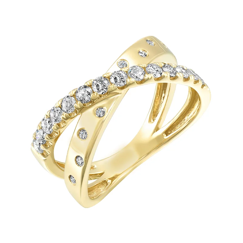 1/2 Ctw Diamond Fashion Ring in 14 Karat Yellow Gold