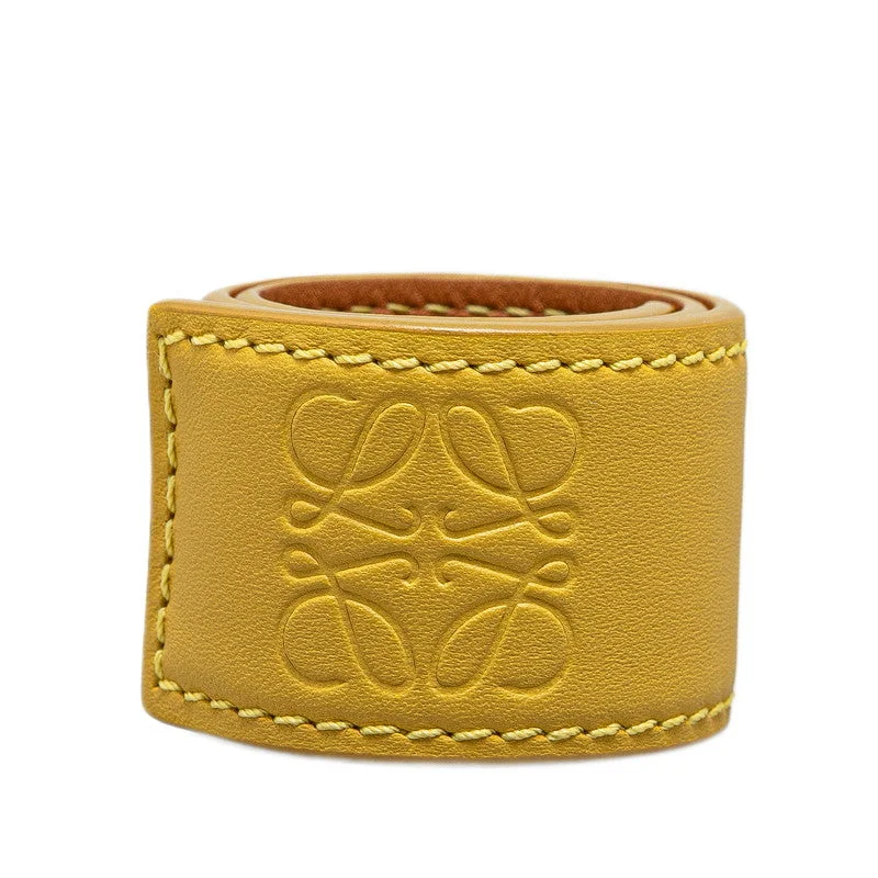 gold engagement rings for women -Loewe Anagram Leather Bracelet