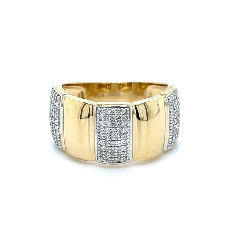 1/3 Ctw Diamond Fashion Ring in 14 Karat Yellow Gold