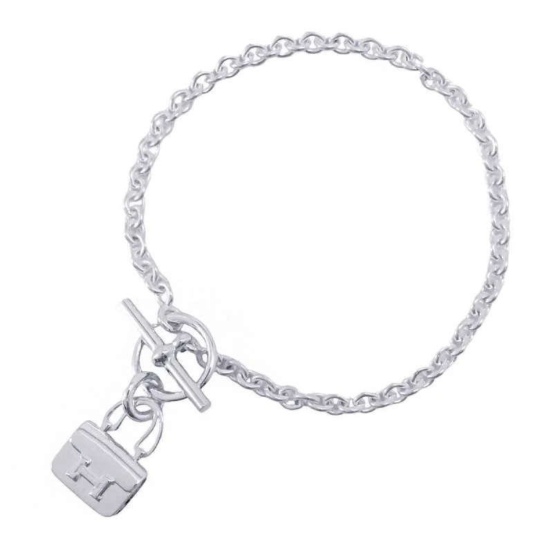 bridesmaid bracelets -Hermes  925 Charm Bracelet (Pre-Owned)