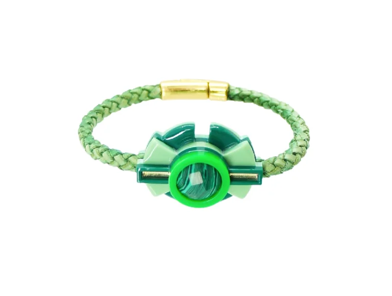 bold rings for women -Women's Oca Bracelet In Green