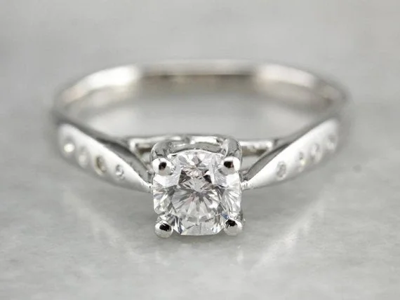 diamond engagement rings -Gorgeous Diamond Engagement Ring in Platinum