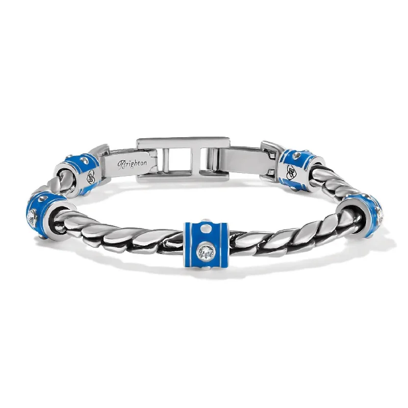 luxury bangle sets for women -Women's Meridian Sierra Bracelet In Silver-Blue