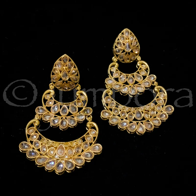 custom earrings for women -Chandelier Long Antique Earring