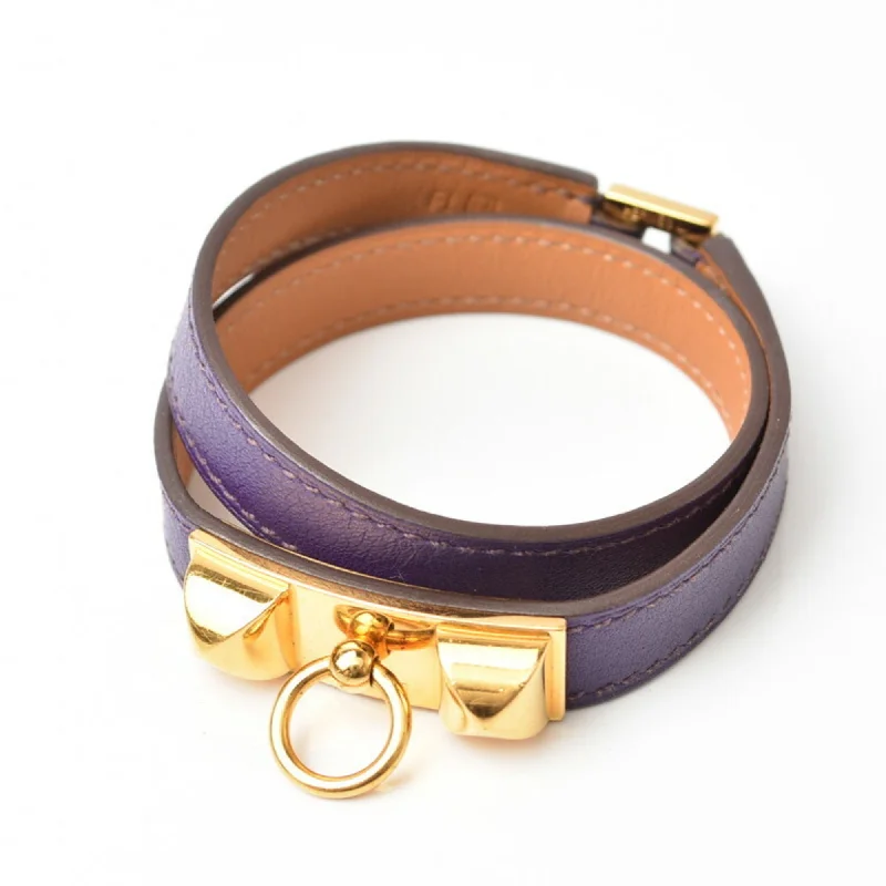 matching bracelet sets for women -Hermes   Leather Bangle (Pre-Owned)