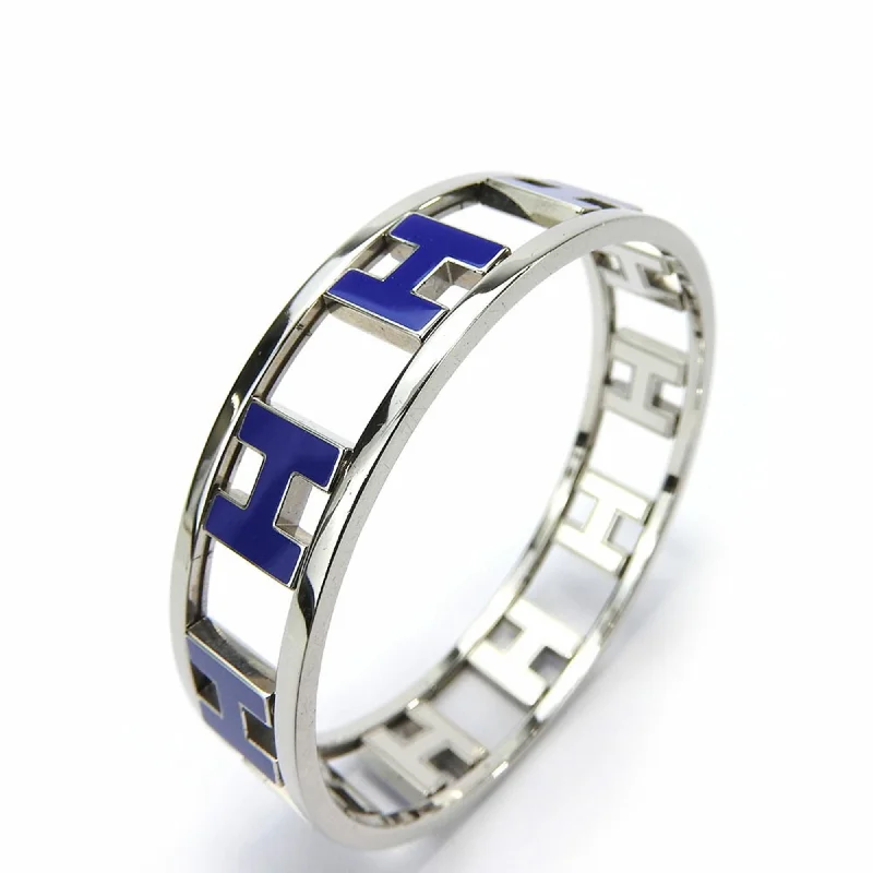 luxury bangles for women -Hermes blue  Metal Bangle (Pre-Owned)