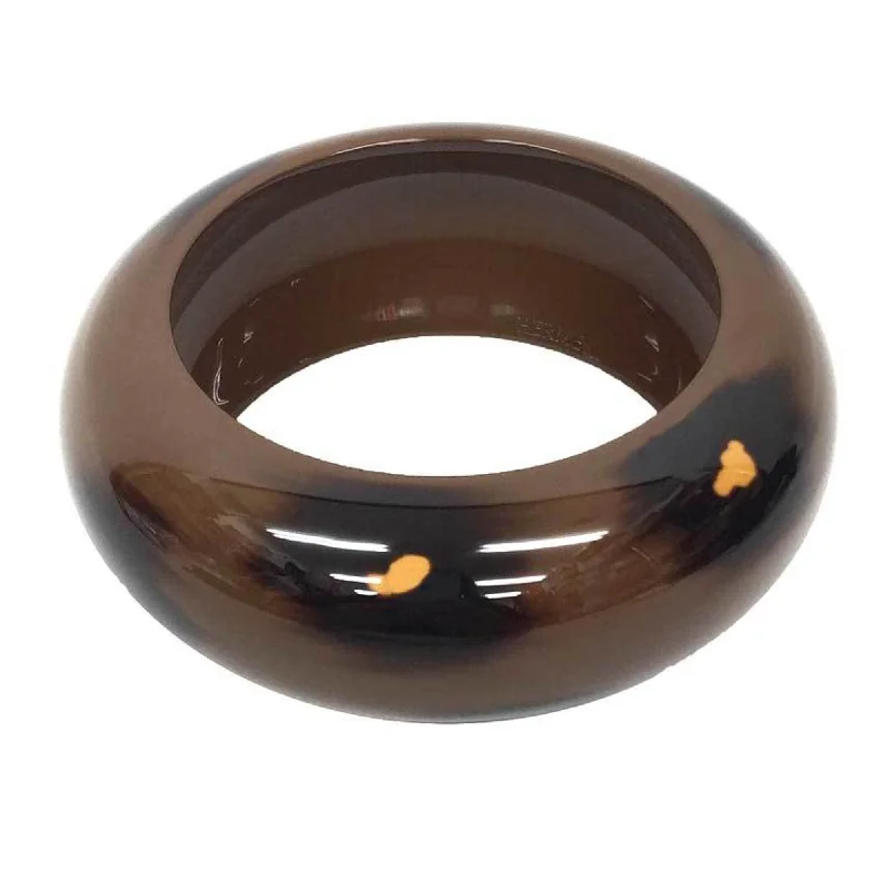 engraved rings for women -Hermes  Lacquer Wood Bangle (Pre-Owned)