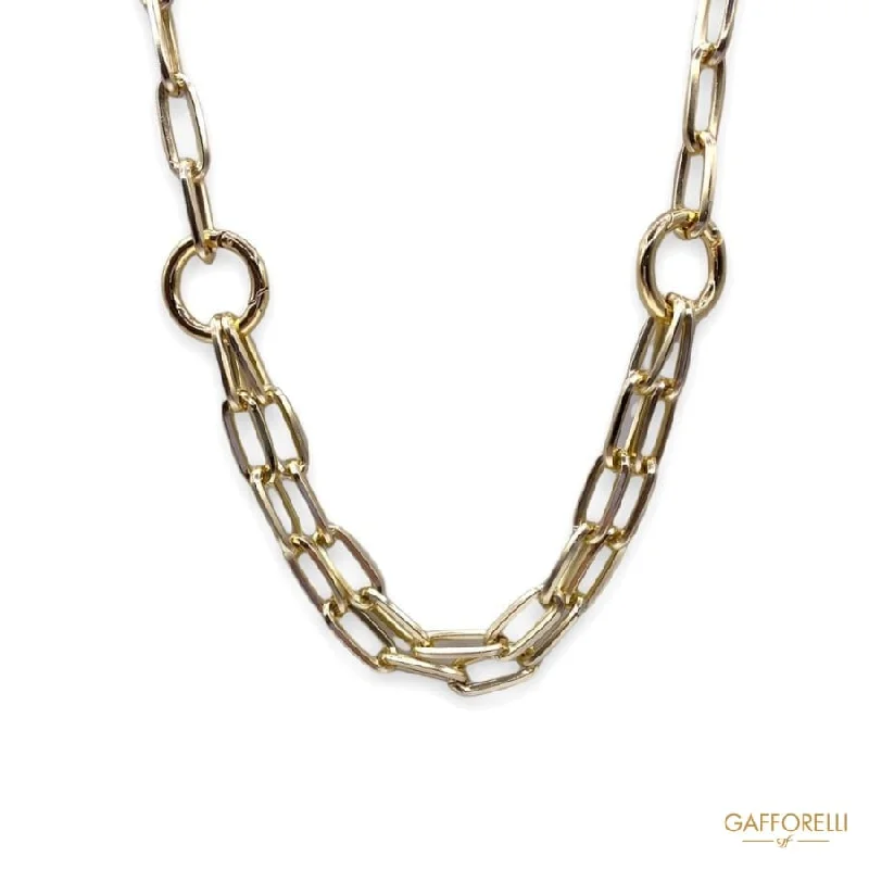 minimalist gold necklaces for women -Gold Chain Necklace C287 - Gafforelli Srl