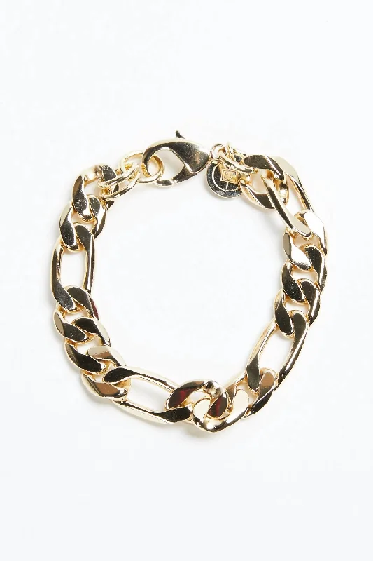 trendy bangle bracelets -Axel Bracelet In Gold