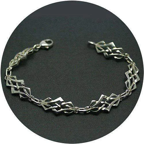 handmade rings for women -Silver Celtic Bracelet - C3