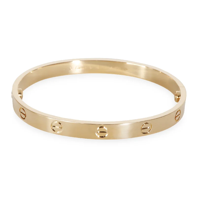 sleek cuff bracelets for women -Cartier Love Bracelet (Yellow Gold)