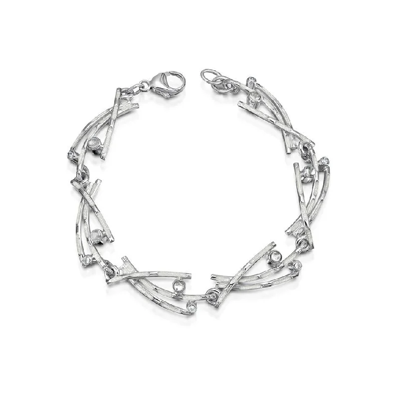 statement bangles for women -Morning Dew Bracelet - ESBL185