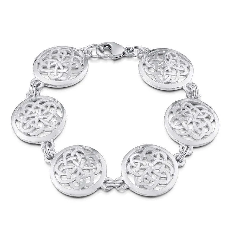 wedding ring sets for women -Maid Of The Loch Silver Bracelet - BLX136