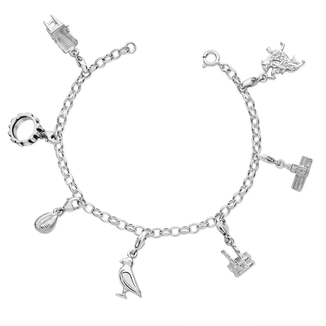 stylish cuff bracelets for women -Charm Bracelet (Chain Only)